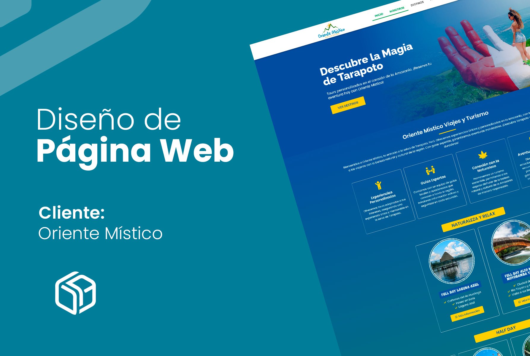 Diseño de Landingpage para Oriente Místico