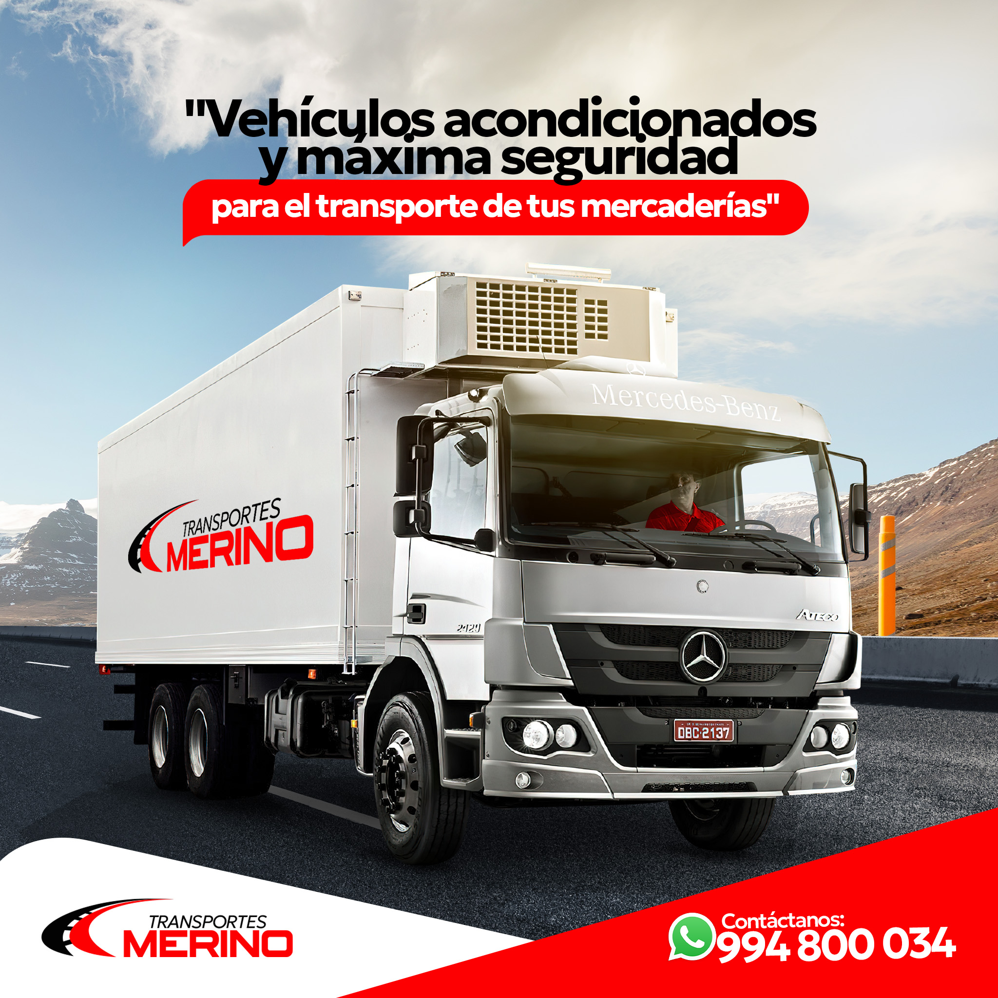 Flyers para Transportes Merino
