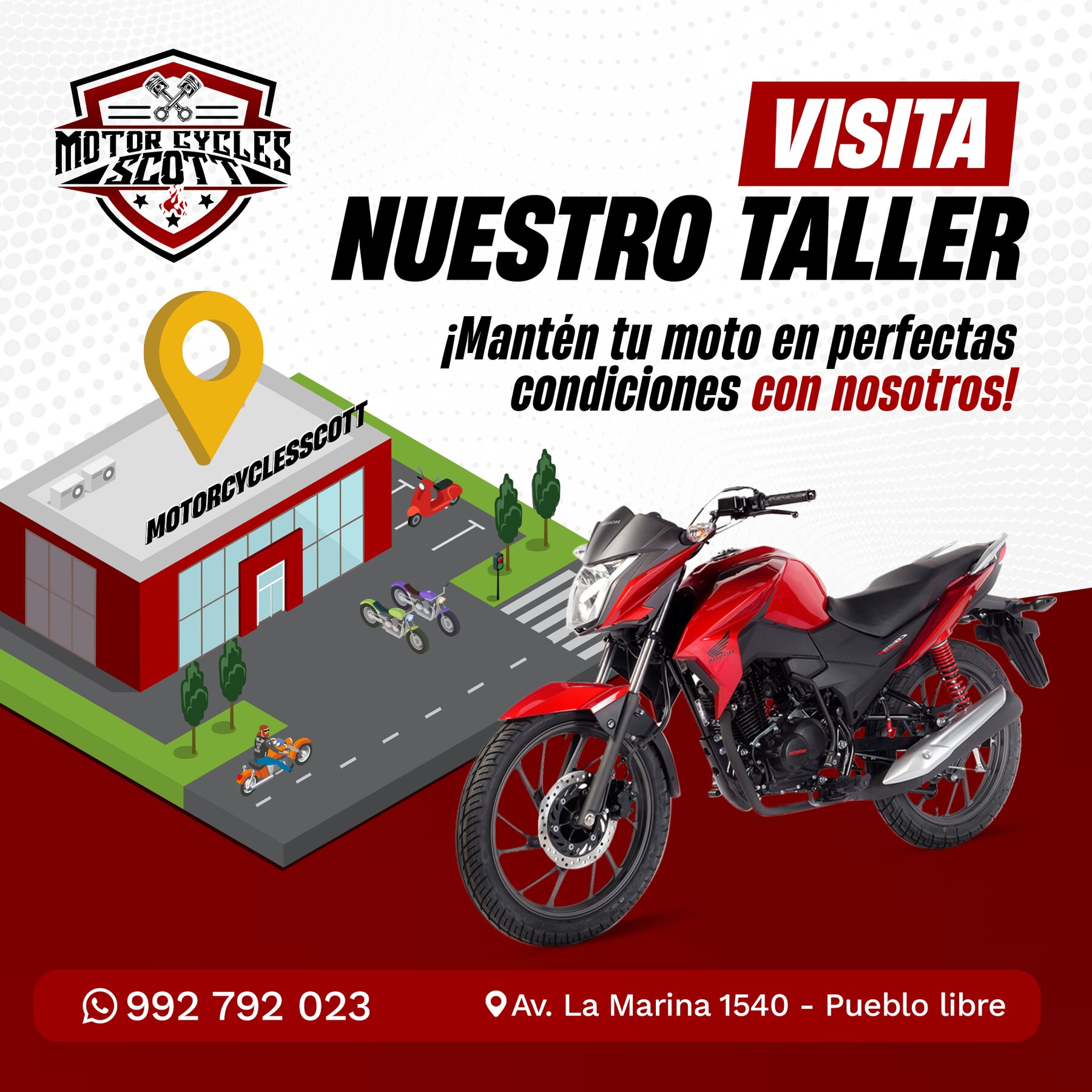 Manejo de Redes Sociales para Motorcycles Scott