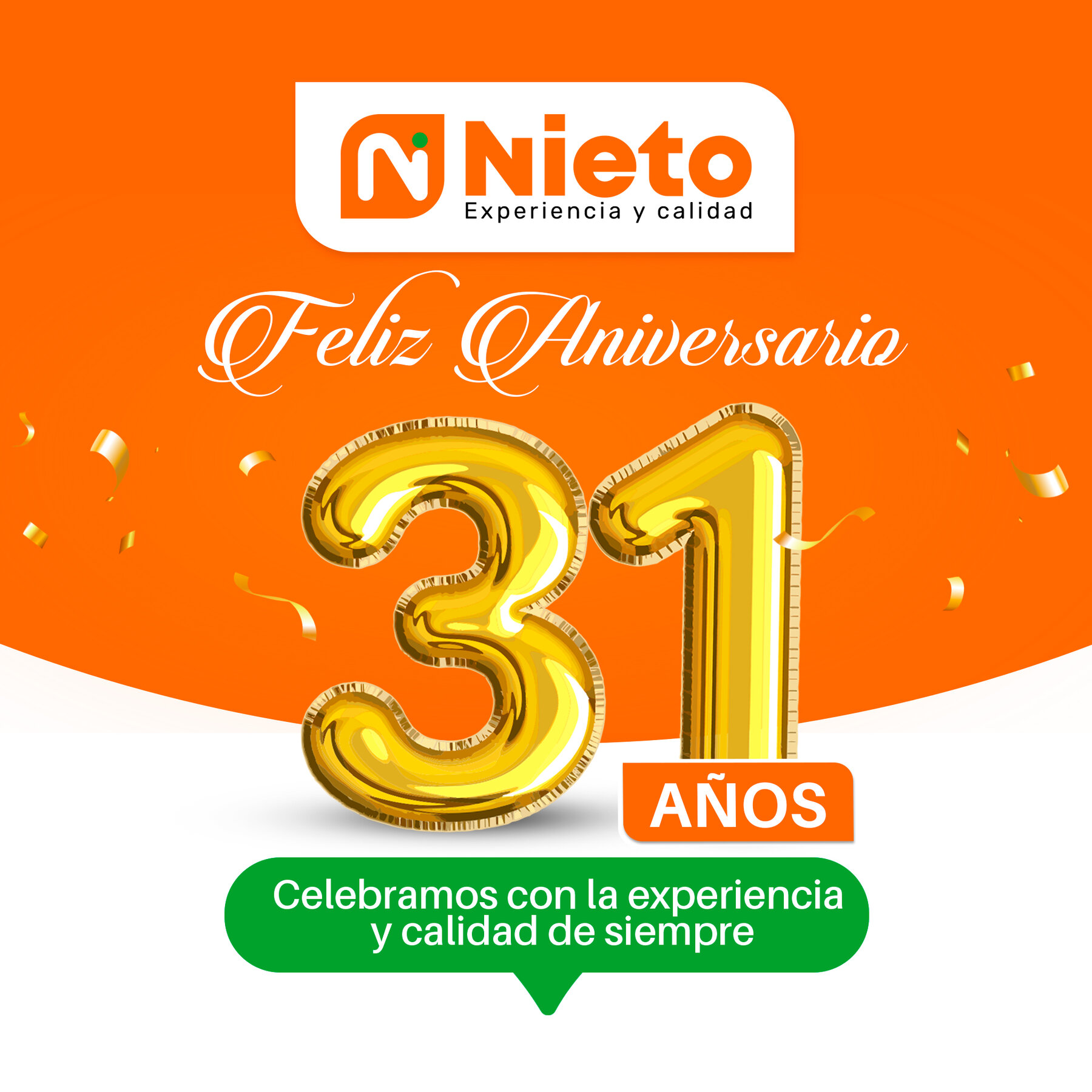 Manejo de Redes Sociales para Nieto Import