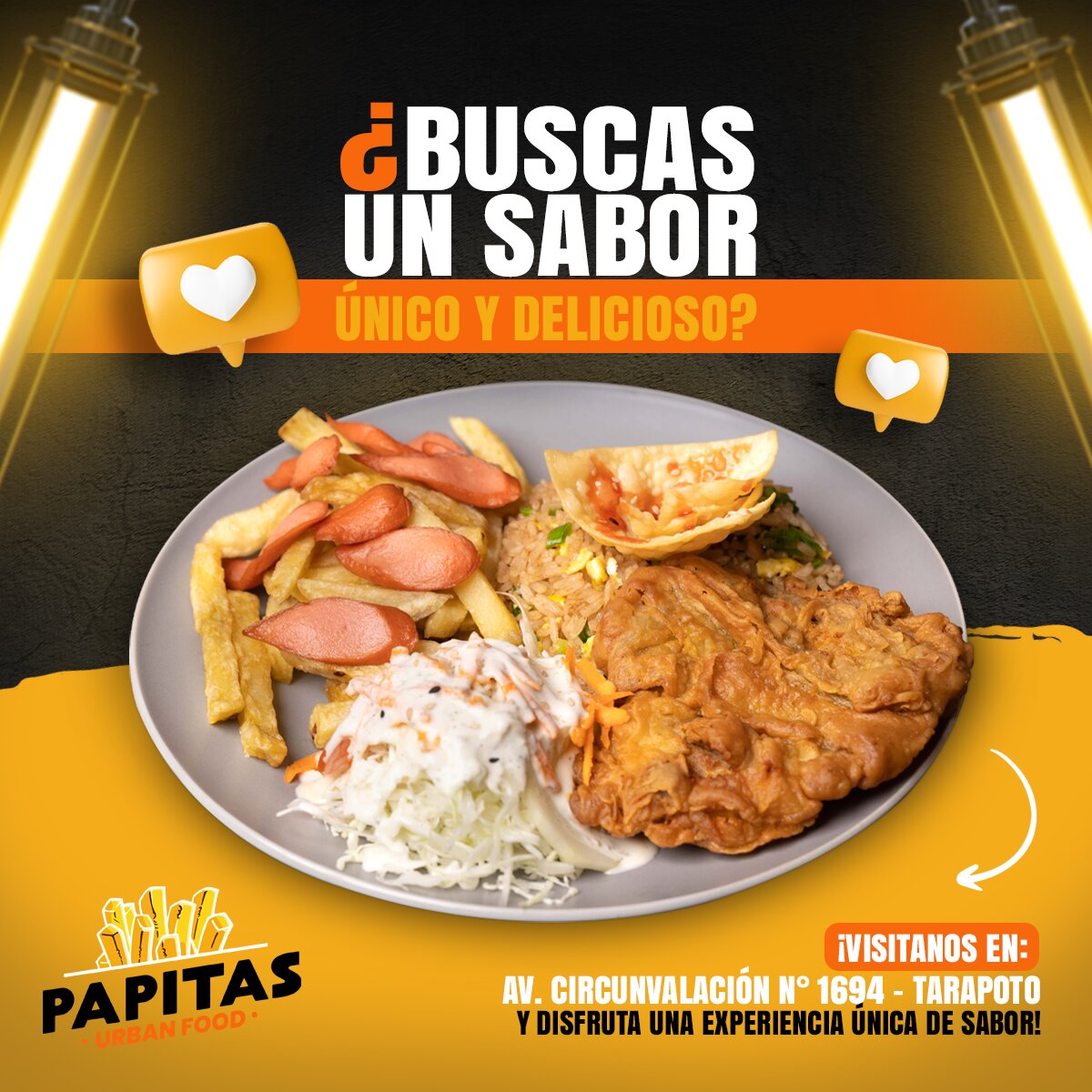 Manejo de Redes Sociales para Papitas Urban Food