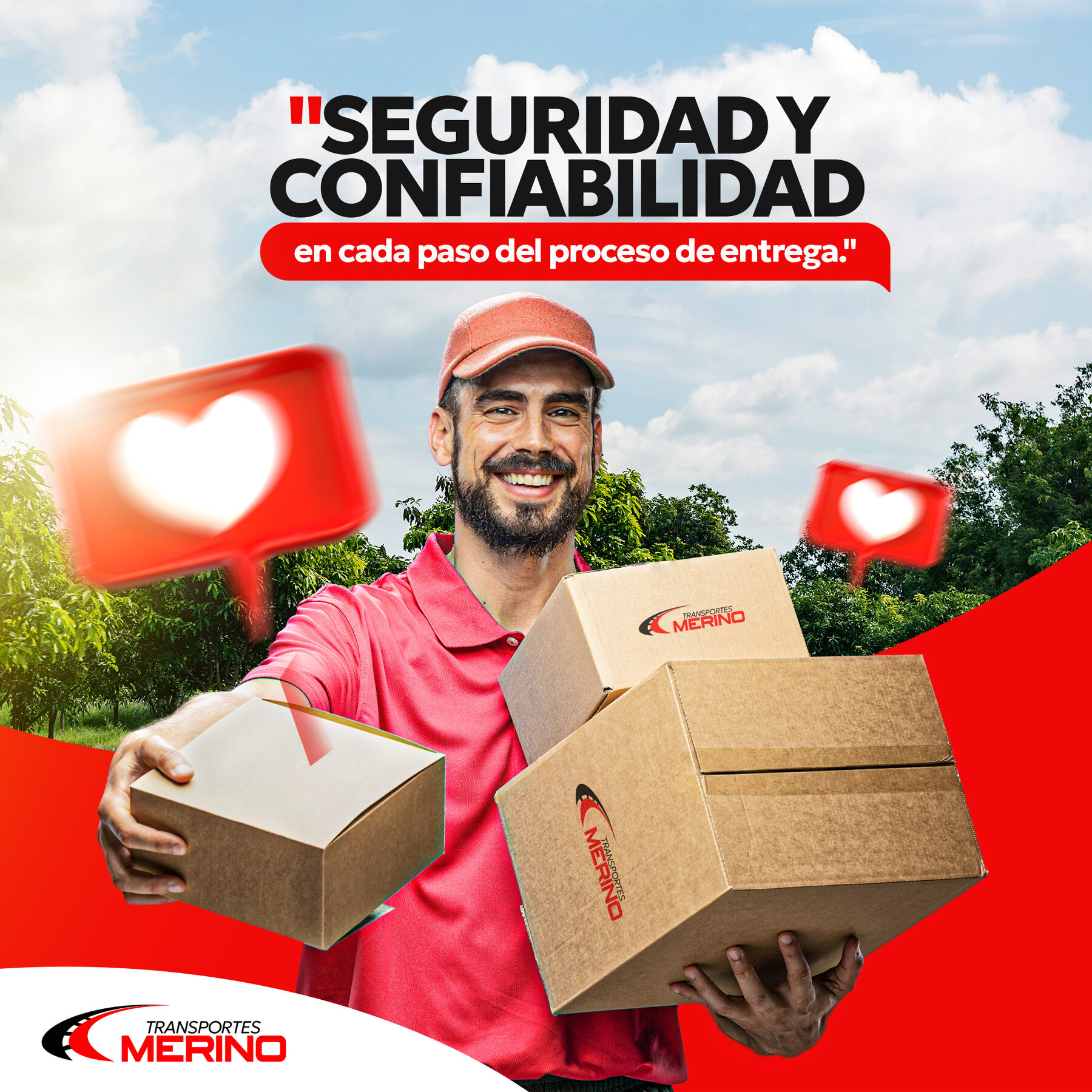 Manejo de Redes Sociales para Transportes Merino